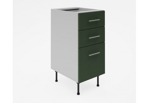Долен кухненски шкаф Лукс мат М4 - 40 см - MDF Супер мат маслина
