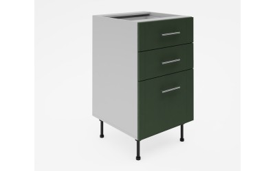 Долен кухненски шкаф Лукс мат М4 - 50 см - MDF Супер мат маслина