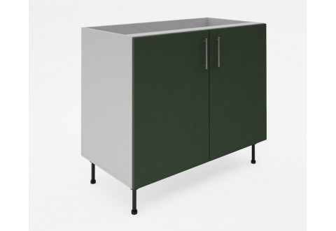 Долен кухненски шкаф Лукс мат М6 - 100 см - MDF Супер мат маслина