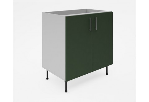 Долен кухненски шкаф Лукс мат М6 - 80 см - MDF Супер мат маслина