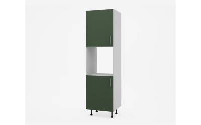 Колонен кухненски шкаф Лукс мат М12 - 60 см - MDF Супер мат маслина