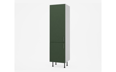 Колонен кухненски шкаф Лукс мат М13 - 60 см - MDF Супер мат маслина