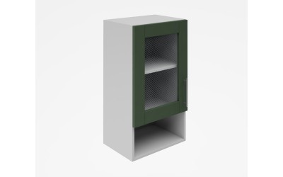 Горен кухненски шкаф Лукс мат М19 - 40 см - MDF Супер мат маслина