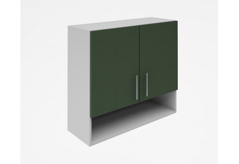Горен кухненски шкаф Лукс мат М22 - 80 см - MDF Супер мат маслина