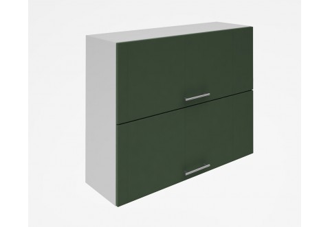 Горен кухненски шкаф Лукс мат М25 - 90 см - MDF Супер мат маслина