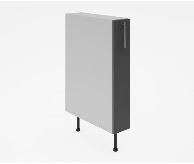 Долен кухненски шкаф Лукс мат М10 - 15 см - MDF Супер мат сиво Долен кухненски шкаф Лукс мат М10 - 15 см - MDF Супер мат сиво