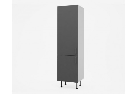Колонен кухненски шкаф Лукс мат М13 - 60 см - MDF Супер мат сиво Колонен кухненски шкаф Лукс мат М13 - 60 см - MDF Супер мат сиво