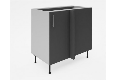 Долен кухненски шкаф Лукс мат М7 - 95 см - MDF Супер мат сиво Долен кухненски шкаф Лукс мат М7 - 95 см - MDF Супер мат сиво