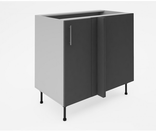 Долен кухненски шкаф Лукс мат М7 - 95 см - MDF Супер мат сиво Долен кухненски шкаф Лукс мат М7 - 95 см - MDF Супер мат сиво