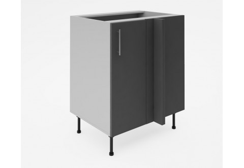 Долен кухненски шкаф Лукс мат М8 - 75 см - MDF Супер мат сиво Долен кухненски шкаф Лукс мат М8 - 75 см - MDF Супер мат сиво