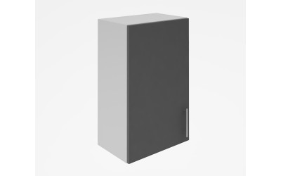 Горен кухненски шкаф Лукс мат М16 - 45 см - MDF Супер мат сиво