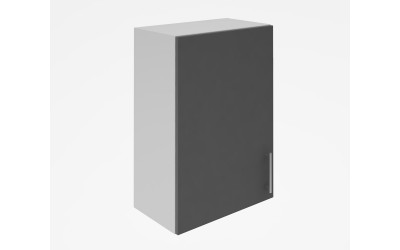 Горен кухненски шкаф Лукс мат М16 - 50 см - MDF Супер мат сиво