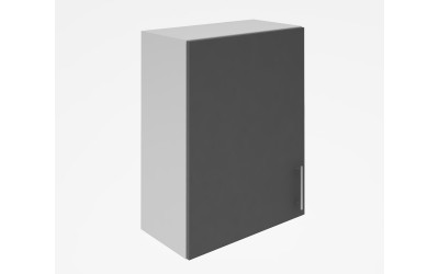 Горен кухненски шкаф Лукс мат М16 - 55 см - MDF Супер мат сиво