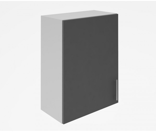 Горен кухненски шкаф Лукс мат М16 - 55 см - MDF Супер мат сиво
