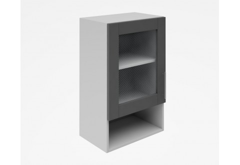 Горен кухненски шкаф Лукс мат М19 - 45 см - MDF Супер мат сиво Горен кухненски шкаф Лукс мат М19 - 45 см - MDF Супер мат сиво