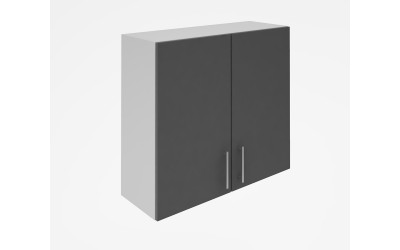 Горен кухненски шкаф Лукс мат М20 - 80 см - MDF Супер мат сиво