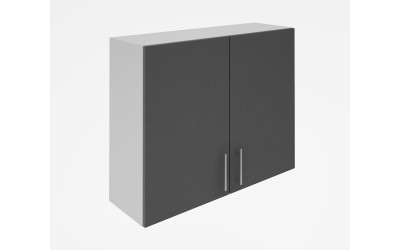 Горен кухненски шкаф Лукс мат М20 - 90 см - MDF Супер мат сиво