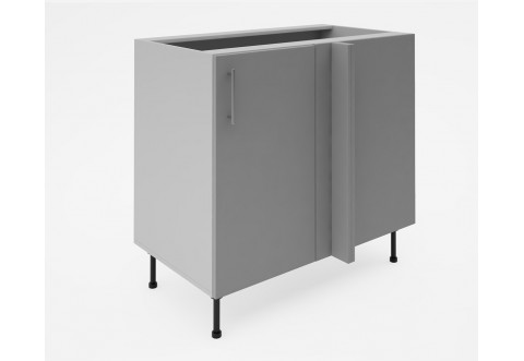 Долен кухненски шкаф Лукс мат М7 - 105 см - MDF Супер мат светлосиво