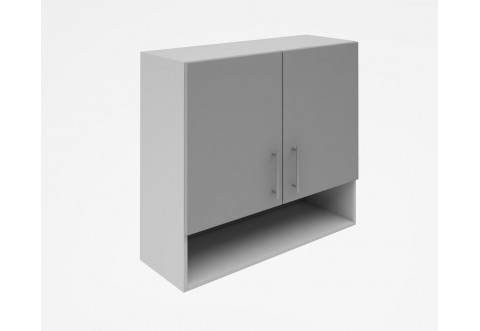 Горен кухненски шкаф Лукс мат М22 - 80 см - MDF Супер мат светлосиво Горен кухненски шкаф Лукс мат М22 - 80 см - MDF Супер мат светлосиво