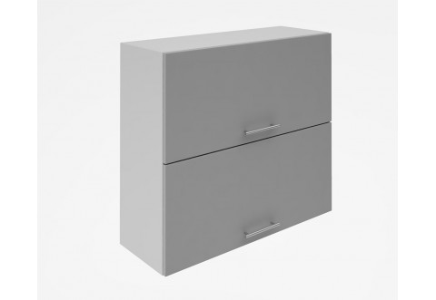 Горен кухненски шкаф Лукс мат М25 - 80 см - MDF Супер мат светлосиво Горен кухненски шкаф Лукс мат М25 - 80 см - MDF Супер мат светлосиво