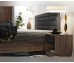 Спален комплект с матрак Modern - 160/200 см, Дъб кастело бренди/ МДФ Черен гланц Спален комплект с матрак Modern - 160/200 см, Дъб кастело бренди/ МДФ Черен гланц