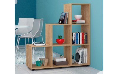 Етажерка за книги Аполо 3 - Дъб сонома