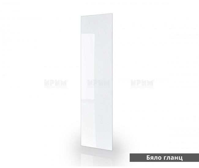 Краен панел система за дрешник Dress MDF Бял гланц Краен панел система за дрешник Dress MDF Бял гланц