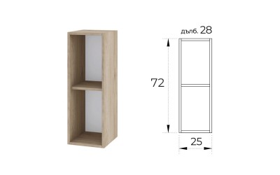 Етажерка за кухня Сити АР-5 - 25 см Сонома арвен