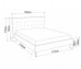 Тапицирана спалня Веда - 160/200 см. Тапицирана спалня Веда - 160/200 см.