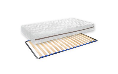Двулицев матрак Посейдон 90/200 см с вкл. подматрачна рамка Ирим